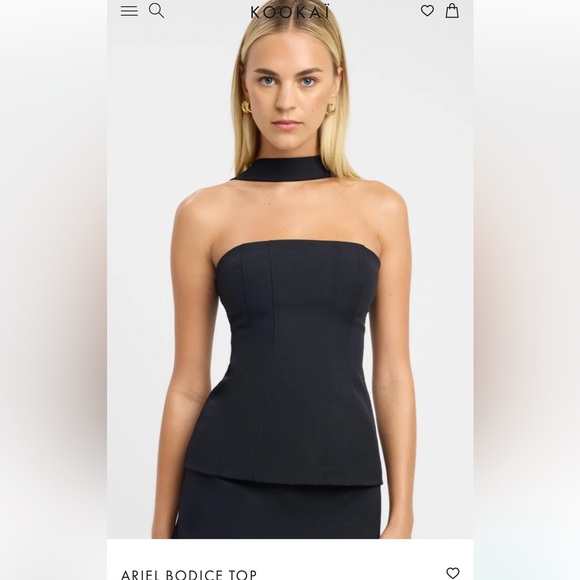 NWT Kookai Ariel Bodice Top - Picture 1 of 3